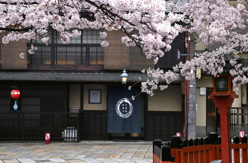 京都祇園の街並み